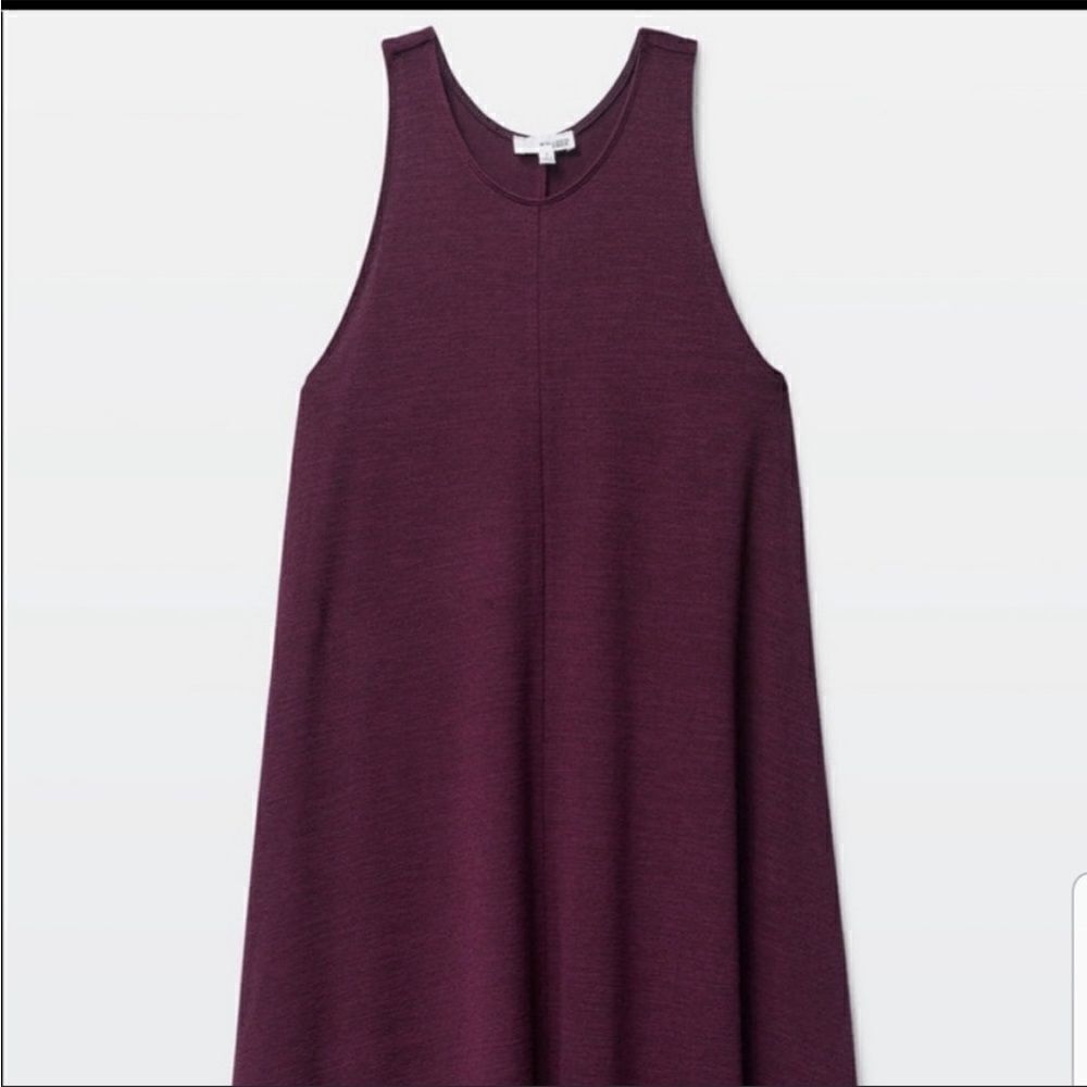 Aritzia Wilfred Free Rosa Tank Dress Dark in Cardamon Sz Small